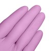 GLOVE WORLD Jeannie Pink Nitrile Disposable Gloves – Medium, 100/Box