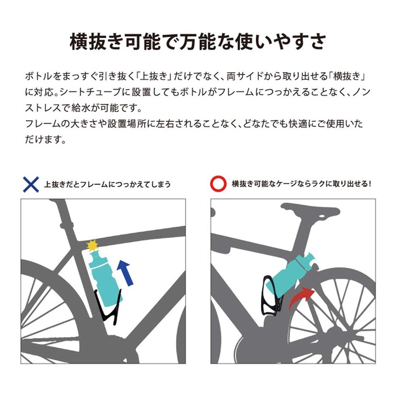 LIBIQ Carbon Composite Bottle Cage, Delta Bicycle, Road Bike, Can