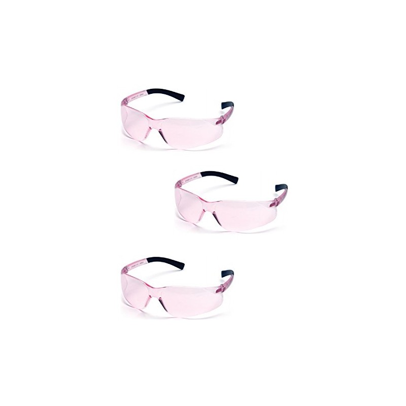 Pyramex Mini Ztek Safety Glasses Mini Pink S2517SN (3 Pair)