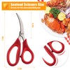 Kitchen Seafood Scissor for Crab Legs, 4 Pack Crab Leg