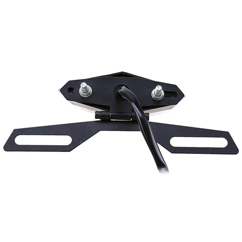 One Piece Useful Motorcycle Folding License Plate Adjustable Rear Light