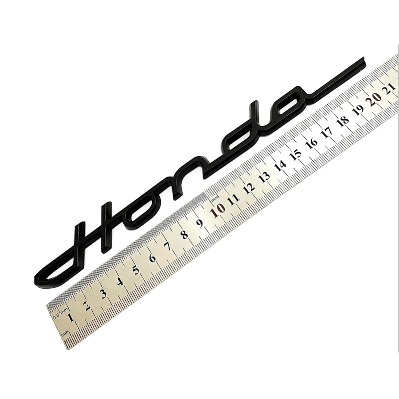 【Bookwarm】1 Compatible Honda Classic Emblem Plated Cursive 8.5 x 0.9