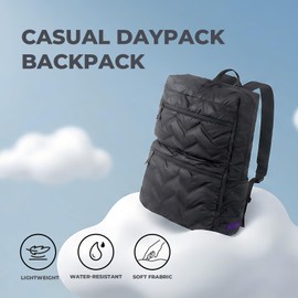 HIMZ WARRIOR Lightweight Laptop Backpack, 17 Inch Water Resistant Travel Backpack for College, Commuter & Business, Anti-Theft Hidden Pocket, Luggage Sleeve, Multiple Compartments for Men & Women