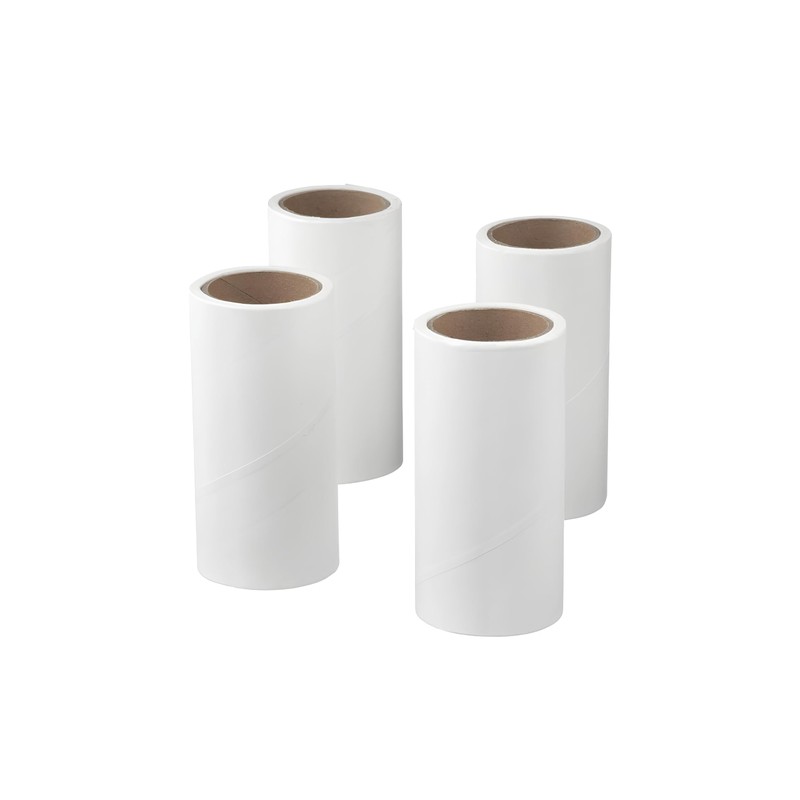 Ikea BASTIS Lint Roller Refill Set of 4, White (301.411.26)