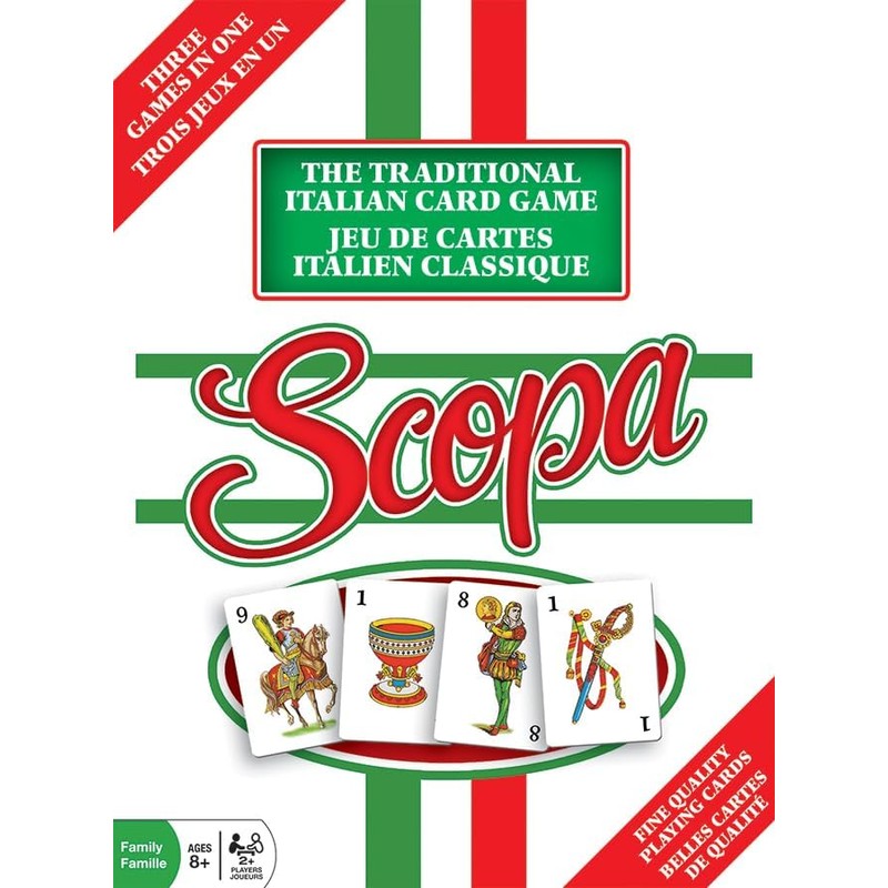 Scopa Traditional Italian Card Game - Bilingual Edition - 3