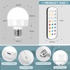 Rechargeable Battery Operated Light Bulb with Remote, Last 18-50 Hours