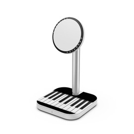 CASETiFY PowerThru 2-in-1 Charging Stand - Piano Keys