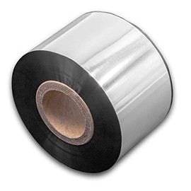 vhbw 1 x Thermal Transfer Tape Compatible with TSC TTP-344M Plus, TTP-344M Pro Printer Label Printer, Smudge-Proof, 40 mm x 300 m, Wax Resin Black