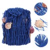 ORFOFE Indoor Beach Fishing Net Wall Ornament Decorative Thickened Style