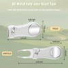Mile High Life All Metal Foldable Golf Divot Tool with