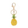 Cute Pineapple Shaped Rhinestone Keychain Car Bag Phone Purse Charm