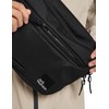 Jack Wolfskin Unisex Gutleut Crossbody Crossover Body Bag, Black, black,