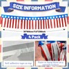 4 Packs 4th of July Decorations, Red White and Blue