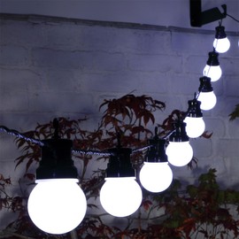 NOMA 20 Traditional Festoon Christmas Lights with Black Cable, 16.4 m