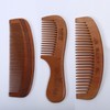Sandalwood Peach Tree Comb 4 Kinds Thick Axe (b) 5ea