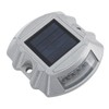 Solar Deck Lights Silver Aluminium Alloy High Brightness LED Solar