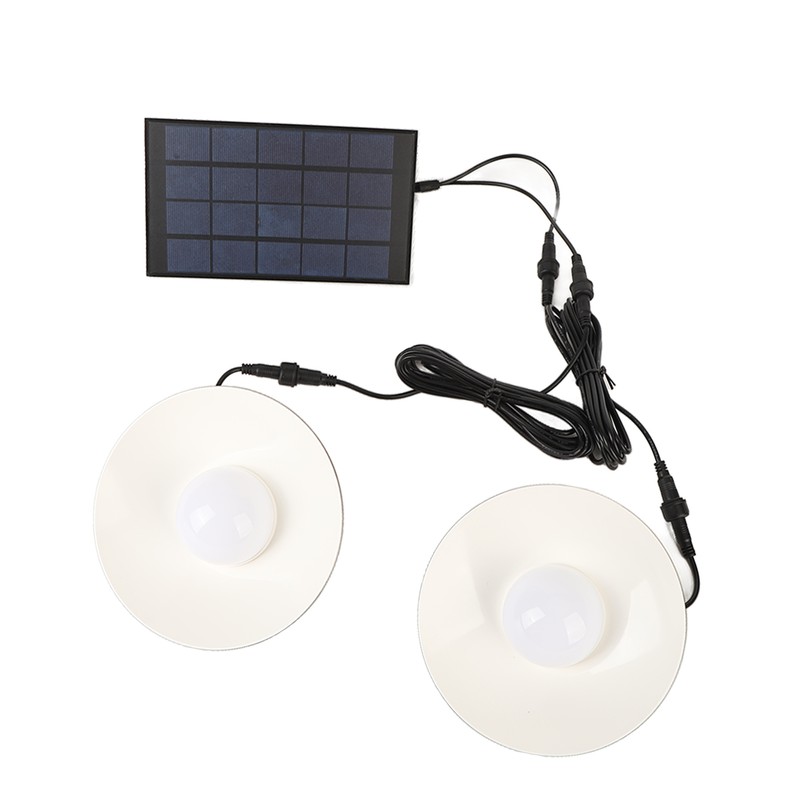 Outdoor Solar Lights IP65 Waterproof Energy Conservation 2 Headed Infrared
