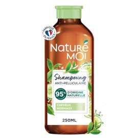 Naturé Moi - Anti Dandruff Shampoo - Normal Hair - Sulphate-free Shampoo - Hair Care Dandruff - Tea, Organic Cucumber Water - 95% Natural Origin - 250ml