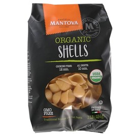 Mantova Italian Organic Penne Rigate Pasta - 100% Durum Semolina Organic Penne Rigate - Product Of Italy, 1 Pound (Pack of 6)