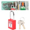 38mm Lockout Lock,Insulation Safety Engineering Loto Padlock for Machinery Manufacturing