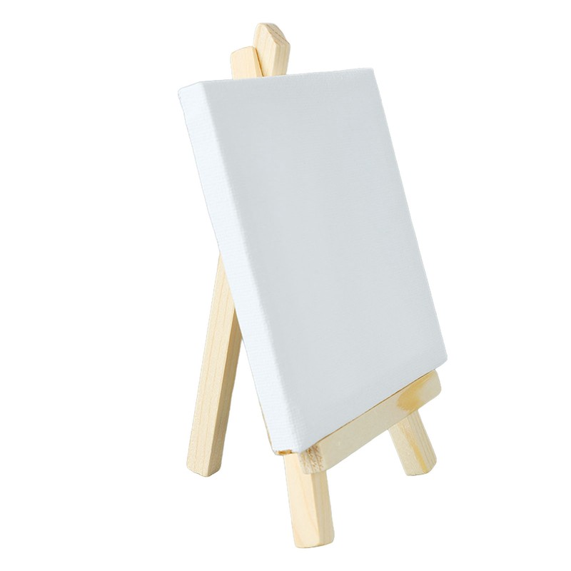 10Pcs Mini Easel Stand 5.9in High 3.1in Wide Adjustable Slope