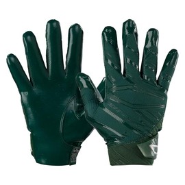 Cutters Football Revpro 6.0 Receiver Gloves, Solid CG10680 M, Dark Green
