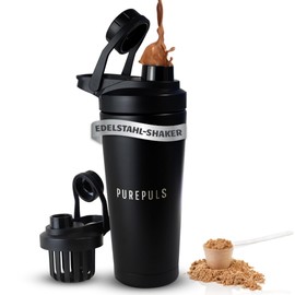 PUREPULS Stainless Steel Protein Shaker 750 ml