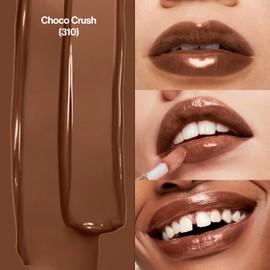 Revlon Super Lustrous Lip Gloss, Non-Sticky, Hydrating, High Shine Finish, 310 Choco Crush, 0.13 oz