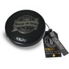 Simson Engraved Fuel Cap Candy Black 40mm Chrome and Powder