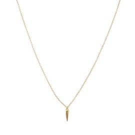 Honeycat Mini Spike Necklace in Gold, Rose Gold, or Silver | Minimalist, Delicate Jewelry