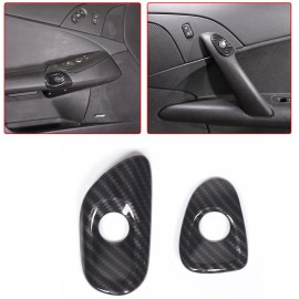 autopart2021 Glossy Black ABS Interior Door Switch Button Trim Cover For Corvette C6 05-13 US