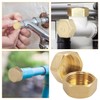 Pack of 8 Sealing Caps, 3/4 Inch with Seal, Brass