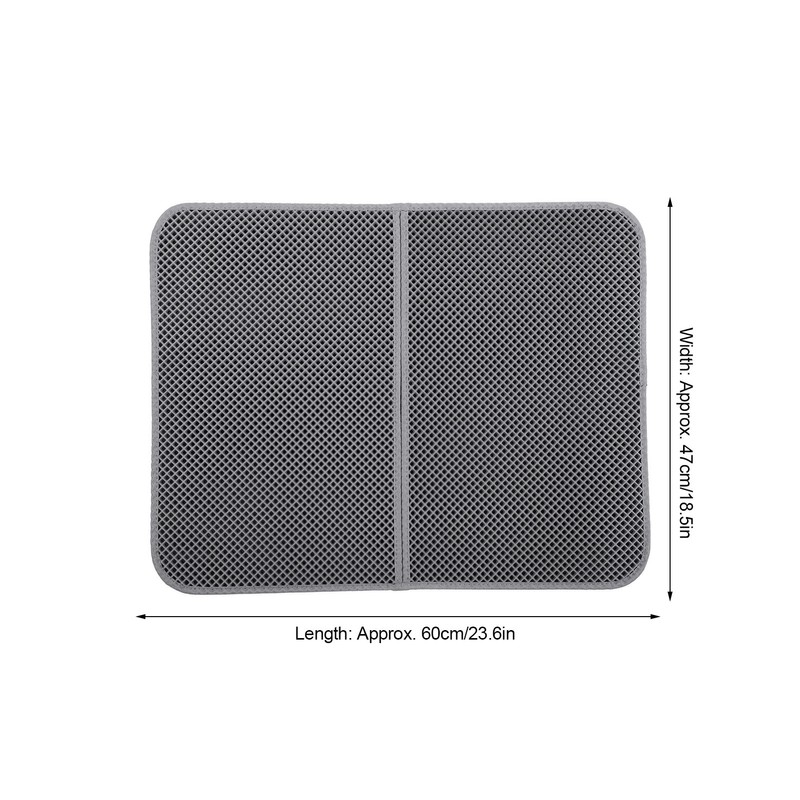 EVA Double Layer Cat Litter Trapping Mat AntiSlip Soft Litter