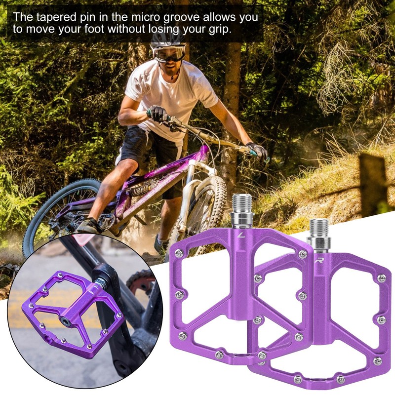 1 Pair ZTTO Mountain Bike Pedals Aluminium Alloy NonSlip Bicycle