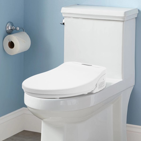 SENDERPICK V-Shaped Bidet Toilet Seat, Remote Control Toilet Cover, Heated