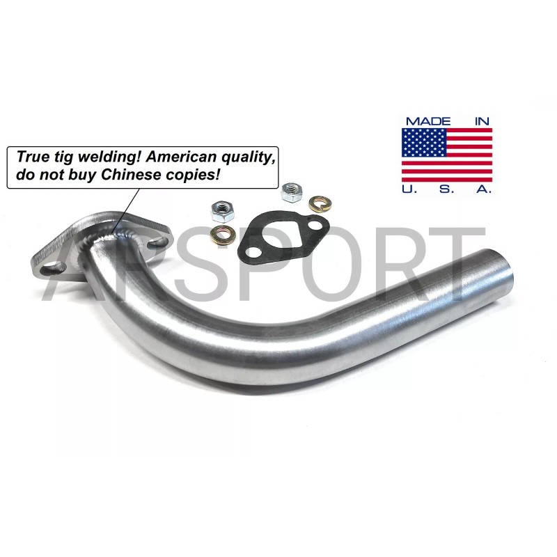 ARSPORT Exhaust Pipe Header For PREDATOR Max Performance 6.6 HP