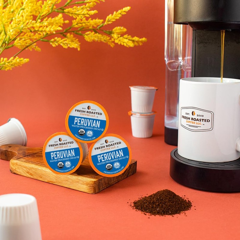 Fresh Roasted Coffee, USDA Organic Peru Water-Processed Decaf | 3rd