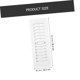 MERRYHAPY Floor Air Vent Cover White Ventilation Grille Practical Air Supply Grille for Central