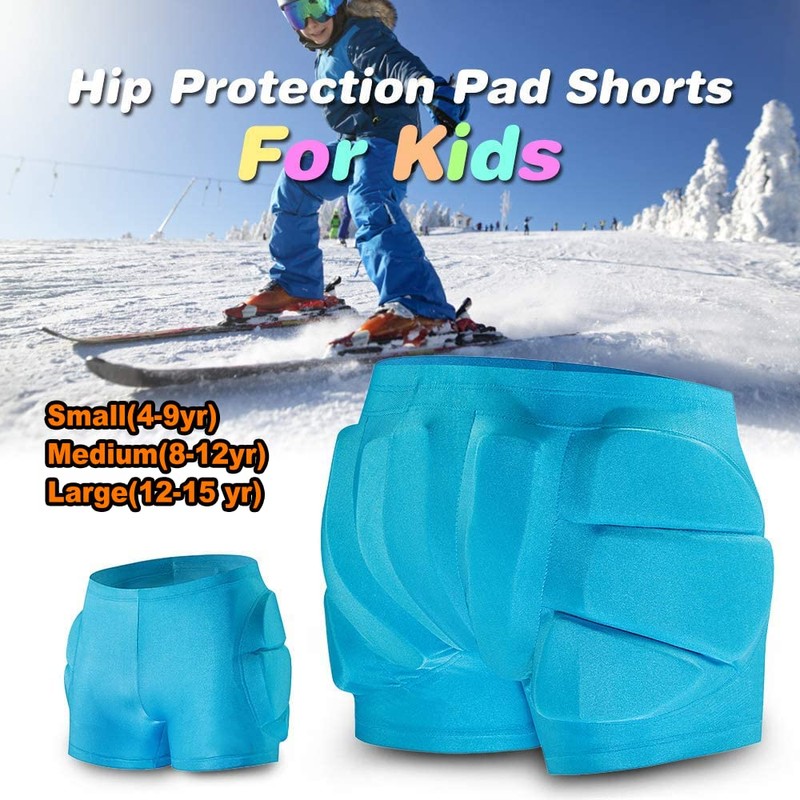 RANDDER Kids Butt Pad Shorts for Skating Snowboarding Ski Hockey,