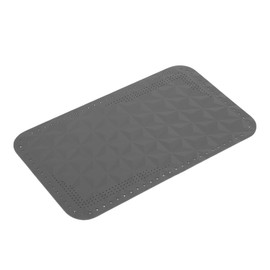 VekAuto Car Center Console Cushion Pad 12.59"X7.67" Center Console Cover Armrest Seat Box Cover Faux Leather Grey