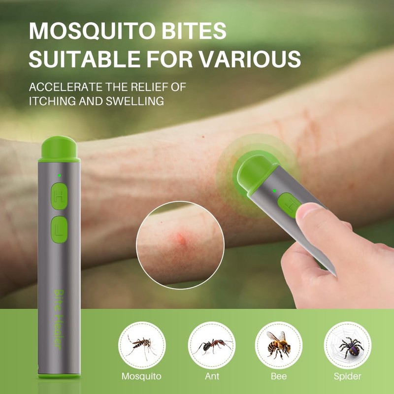 AYHDRN Insect Bite Sting Relief Device, | Chemical-Free Itch Swelling