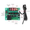 Diitao 4PCS W1209 Temperature Controller Module,LED Display Digital Thermostat Module