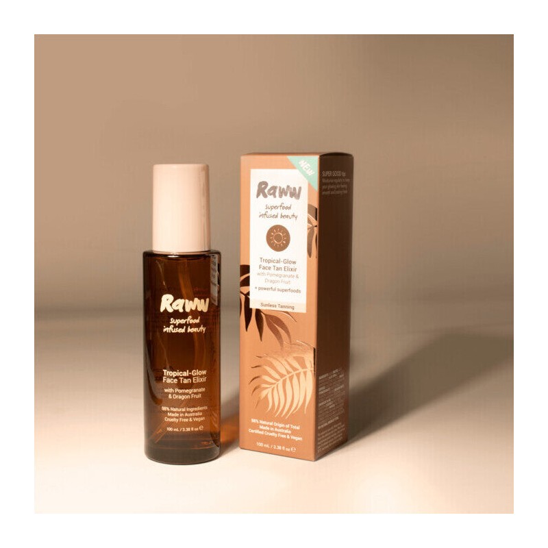 Raww Tropical-Glow Face Tan Elixir, 100ml