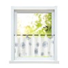 ESLIR Modern Bistro Curtain with Loops Kitchen Curtains Transparent Dandelion