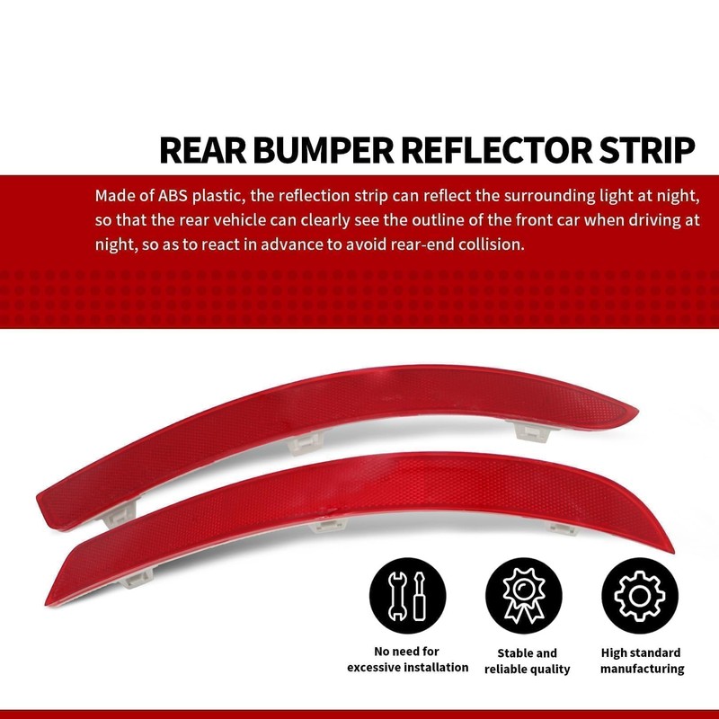 Nakkaa 2PCS Rear Bumper Reflector Compatible with X166 GL350 GL450