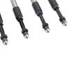 24PCS Adjustable Pushrods Cover Kit 0928 0023 Chrome Push Rod