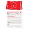 Medical Condition and Emergency contact ID Wallet Card Folding, medical