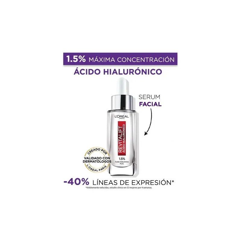 Kit Oréal Paris Sérum Ácido Hialurónico Crema Gel