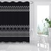 FAIRYGATE Shower Curtains Mould Proof Resistant Waterproof Polyester Shower Curtain