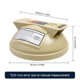 QBselecar Pool Filter Lid Assembly Compatible with Pentair Predator Pool and Spa Cartridge Filter Clean and Clear Filter lid Pool Filter housing Replace 178553 Almond